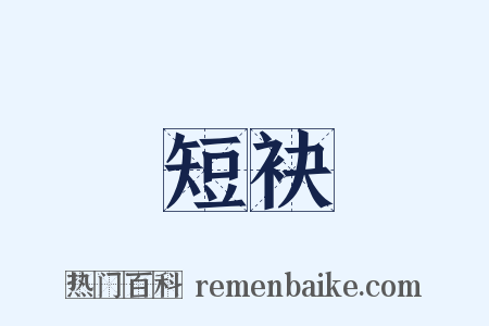 短袂是什么意思的图片